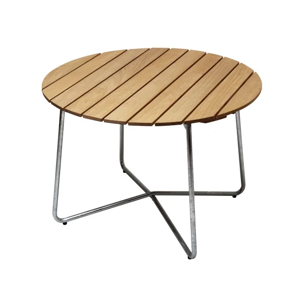 Grythyttan Stålmöbler Table à manger 9A Chêne huilé Ø100 cm