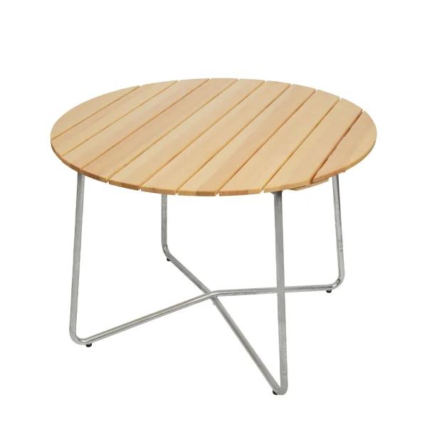 Grythyttan Stålmöbler Table à manger 9A Pin huilé Ø100 cm