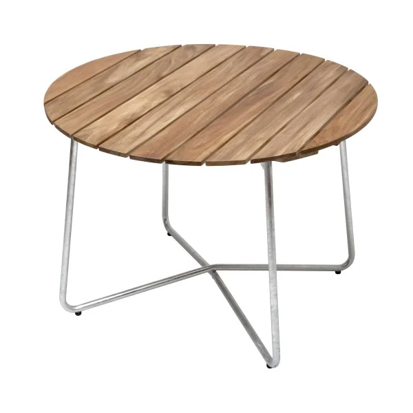 Grythyttan Stålmöbler Table à manger 9A Teck Ø100 cm