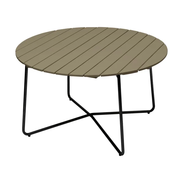 Grythyttan Stålmöbler Table à manger 9A Vert clair chêne-noir, Ø120 cm