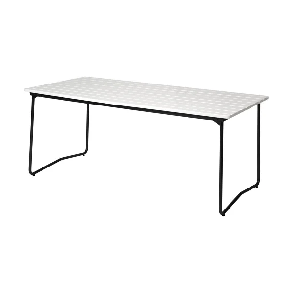 Grythyttan Stålmöbler Table à manger B31 170 Chêne laqué blanc-noir