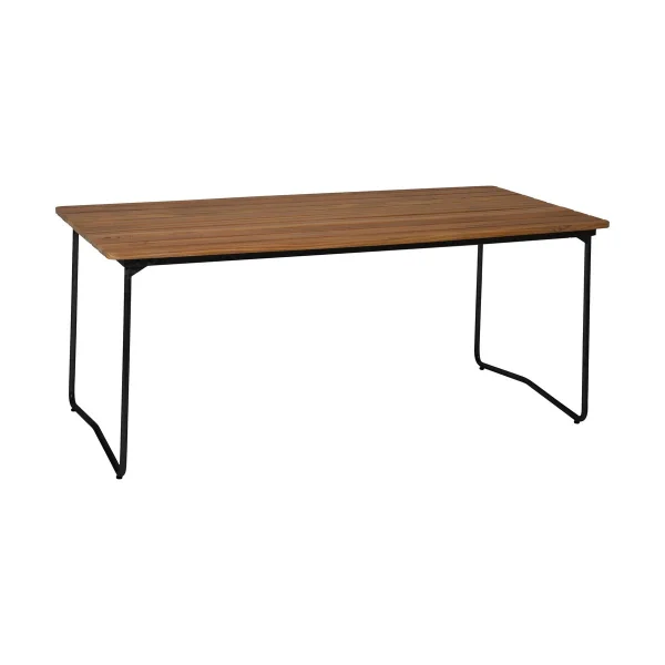 Grythyttan Stålmöbler Table à manger B31 170 Teck non traité-noir