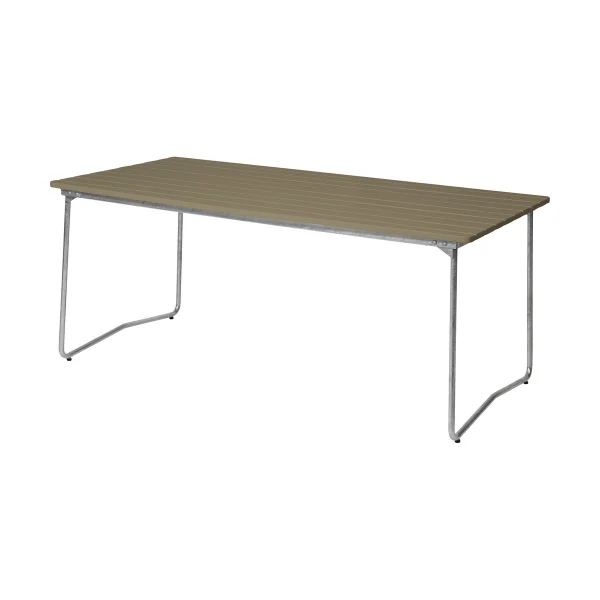 Grythyttan Stålmöbler Table à manger B31 170 Vert clair chêne-acier galvanisé