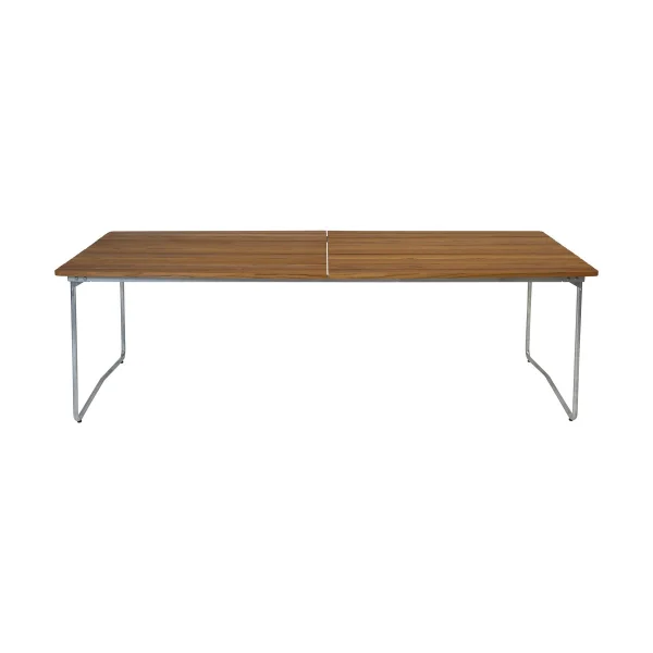 Grythyttan Stålmöbler Table à manger B31 230 cm Teck non traité - pieds galvanisés