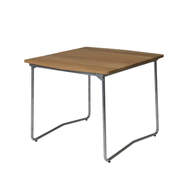 Grythyttan Stålmöbler Table à manger B31 84 Chêne huilé-structure en acier avec galvanisation à chaud