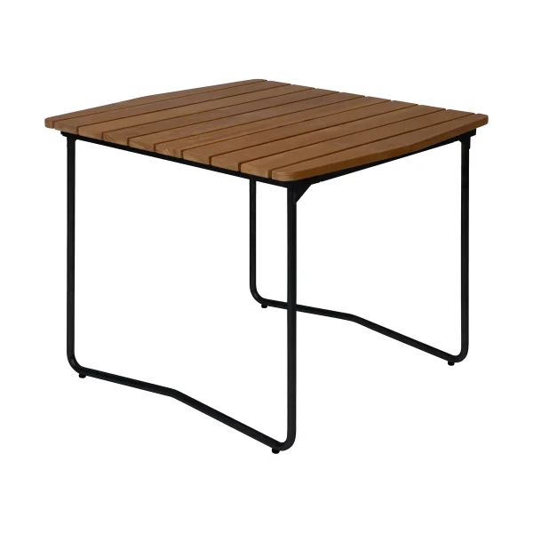 Grythyttan Stålmöbler Table à manger B31 84 Teck non traité-noir