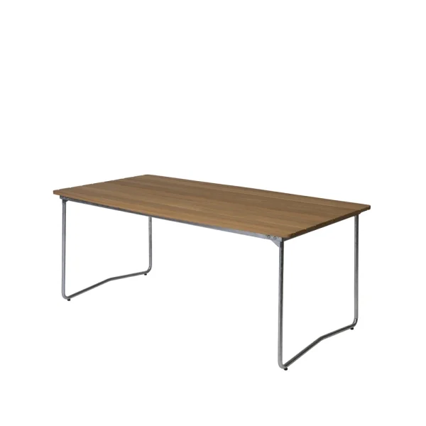 Grythyttan Stålmöbler Table à manger B31 Chêne huilé-structure en acier avec galvanisation à chaud