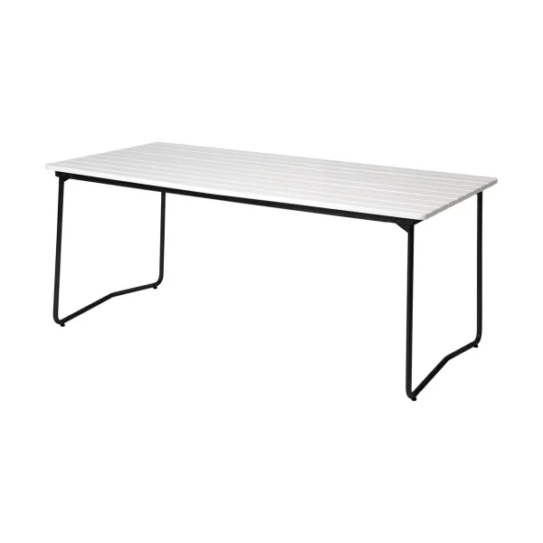 Grythyttan Stålmöbler Table à manger B31 Chêne laqué blanc-noir