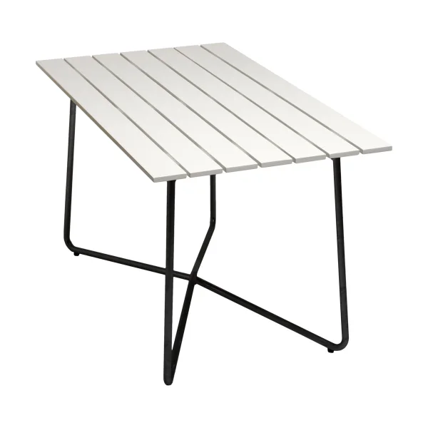 Grythyttan Stålmöbler Table B25A Chêne laqué blanc-noir