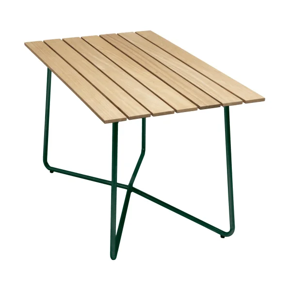 Grythyttan Stålmöbler Table B25A Pin huilé-vert