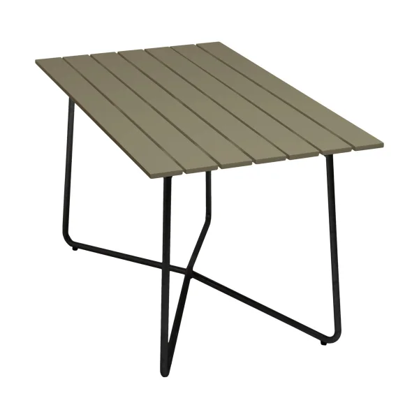 Grythyttan Stålmöbler Table B25A Vert clair chêne-noir