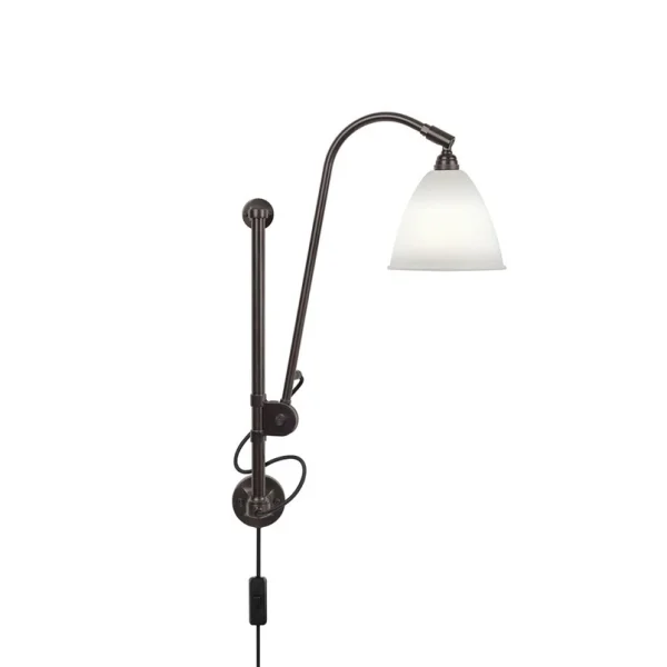 GUBI - Applique murale Bestlite BL5, Ø 16 cm, noir/porcelaine