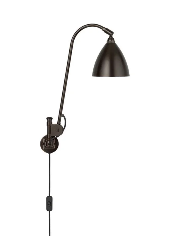 GUBI - Applique murale Bestlite BL6, Ø 16 cm, noir/laiton