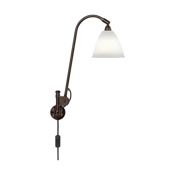 GUBI - Applique murale Bestlite BL6, Ø 16 cm, noir/porcelaine