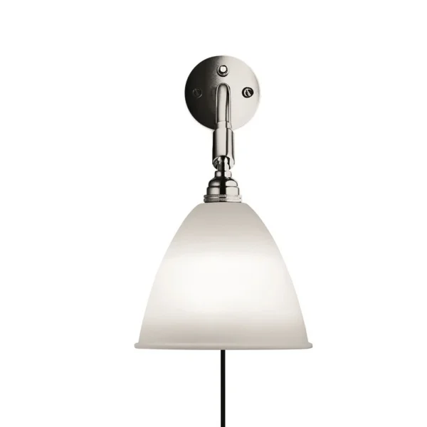 GUBI - Applique murale Bestlite BL7 Ø16 chrome/porcelaine