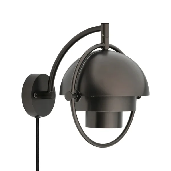 GUBI - Applique murale Multi-Line noir-laiton métal G9