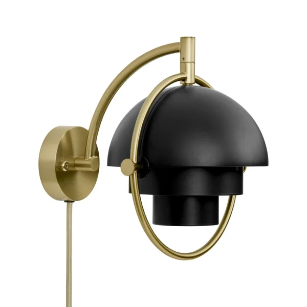 GUBI - Applique murale Multi-Line noir métal G9