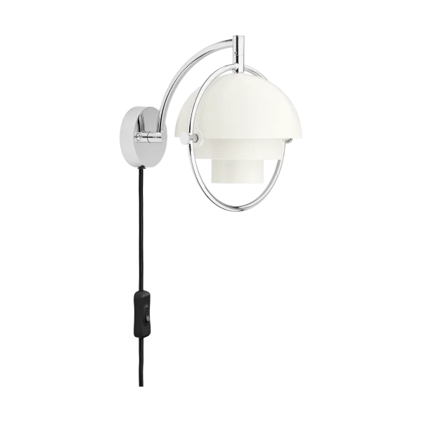 GUBI Applique murale Multi-Lite Blanc-chrome