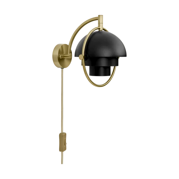 GUBI Applique murale Multi-Lite Noir-laiton