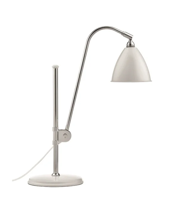 GUBI - Bestlite BL1 Lampe de Table Ø16 Chrome/Blanc Mat