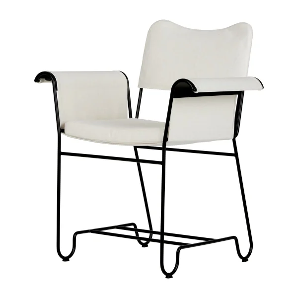 GUBI Chaise à accoudoirs Tropique Black-Leslie 06