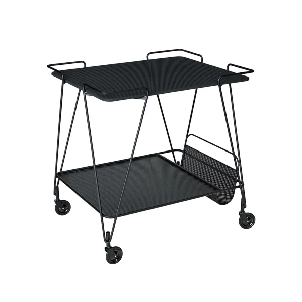 GUBI Chariot de service Matégot Trolley black