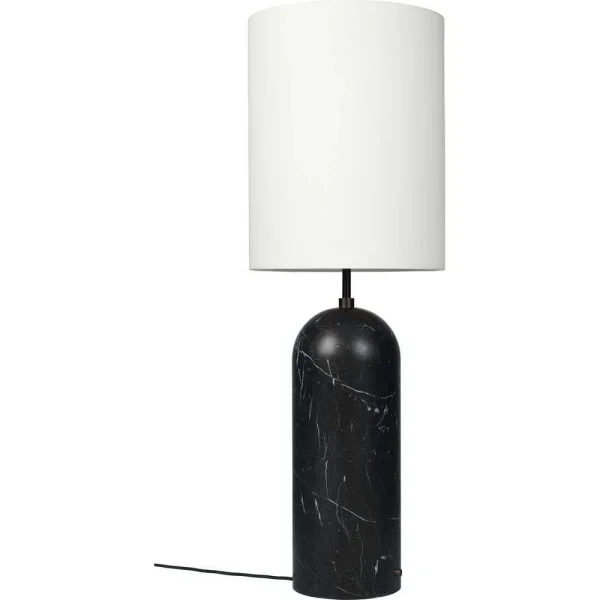 GUBI - Gravity XL High Lampadaire Black Marble/White