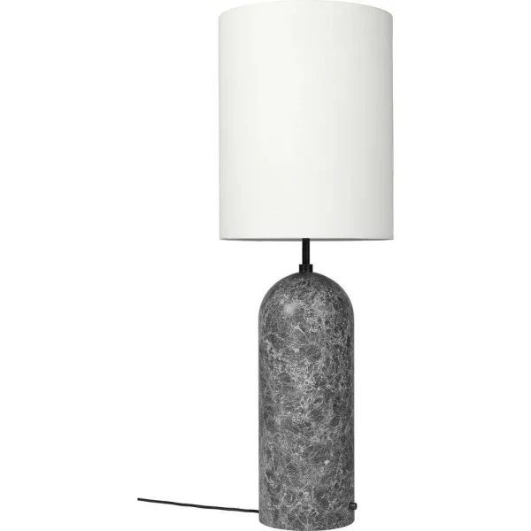 GUBI - Gravity XL High Lampadaire Grey Marble/White