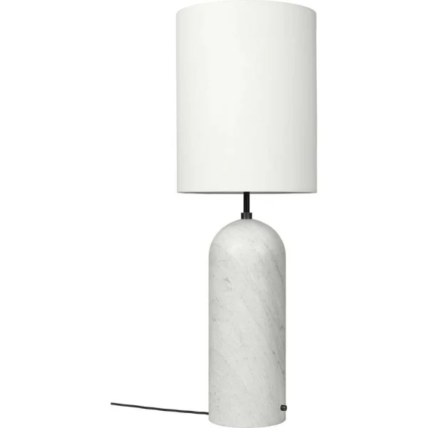 GUBI - Gravity XL High Lampadaire White Marble/White