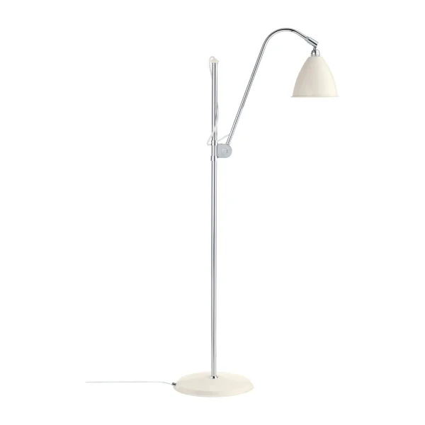 GUBI Lampadaire Bestlite BL3S blanc - chrome