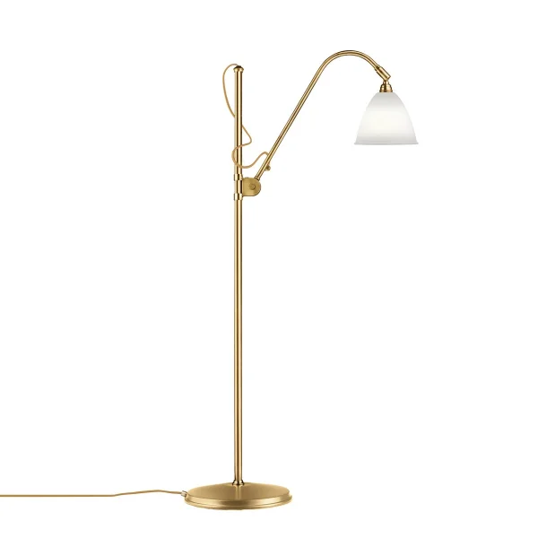 GUBI Lampadaire Bestlite BL3S porcelaine-laiton