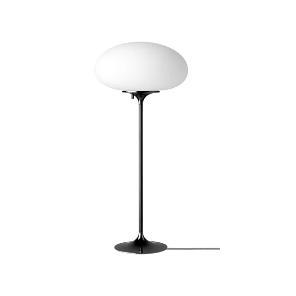 GUBI Lampadaire Stemlite black chrome, h.110 cm