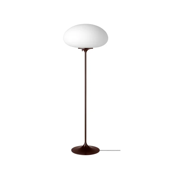 GUBI Lampadaire Stemlite black red, h.110 cm