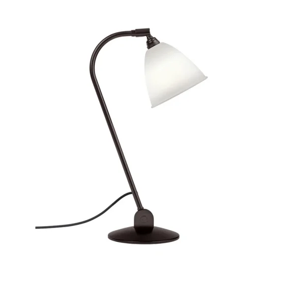 GUBI - Lampe à poser Bestlite BL2, porcelaine/noir, Ø 16 cm