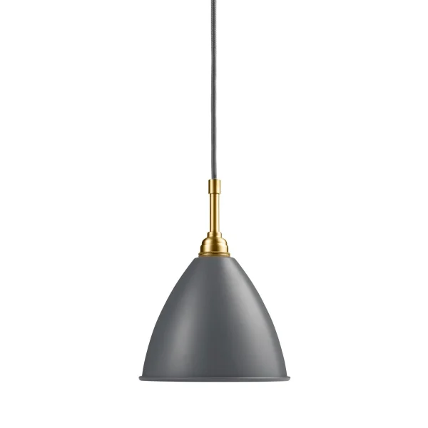 GUBI Lampe à suspension Bestlite BL9S gris-laiton