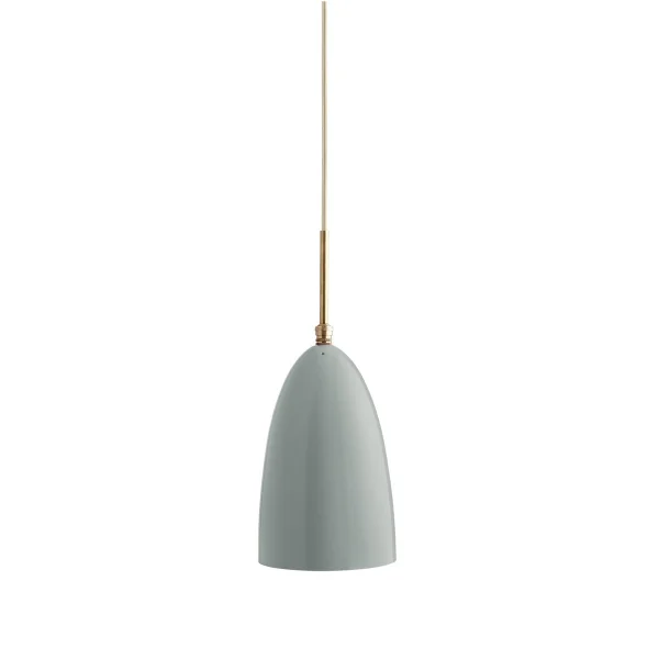 GUBI Lampe à suspension Grasshopper bleu gris