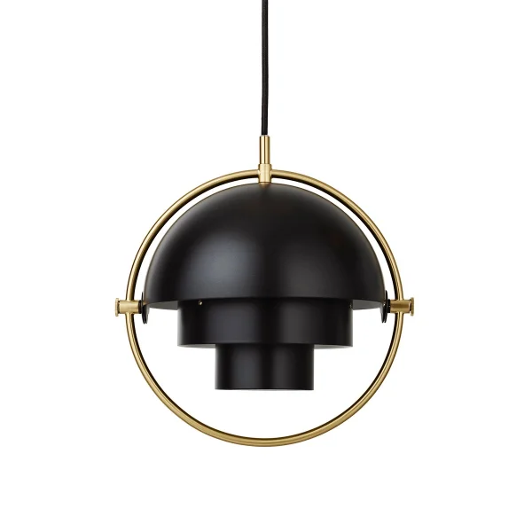 GUBI Lampe à suspension Multi-Lite small Laiton-noir