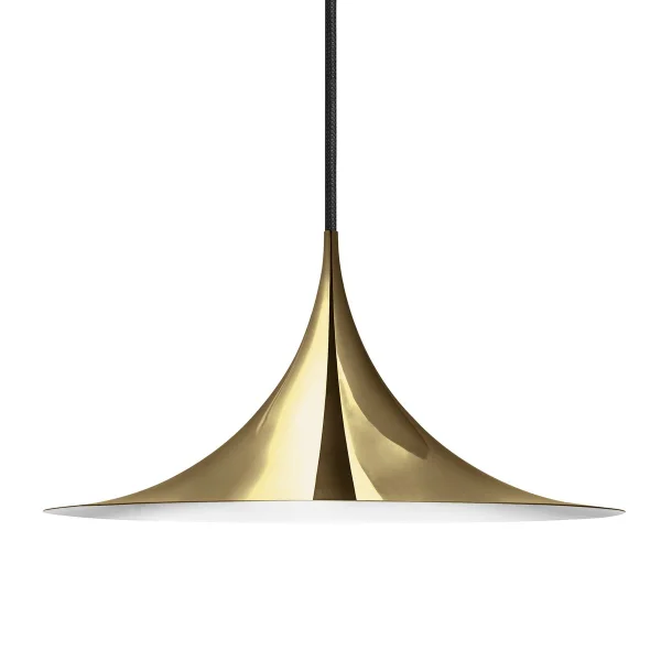 GUBI Lampe à suspension Semi Ø 30 cm Polished brass