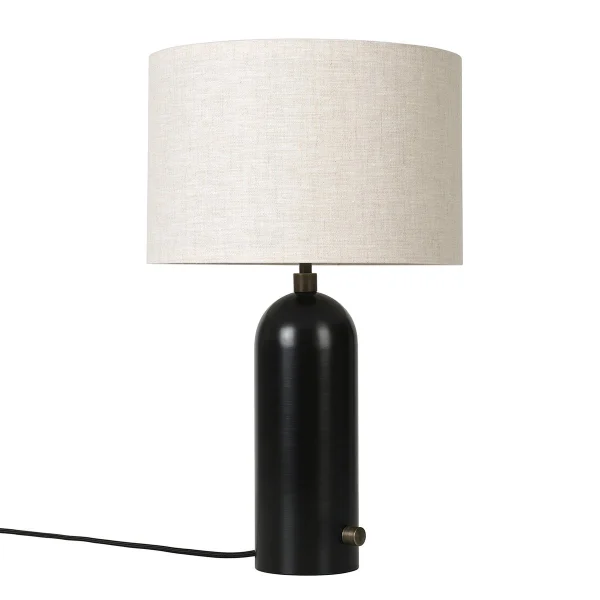 GUBI Lampe de table Grablancy S Noir-toile