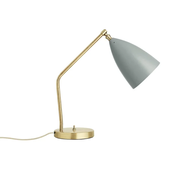 GUBI Lampe de table Grasshopper bleu gris