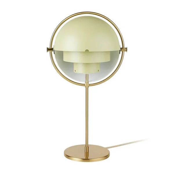 GUBI Lampe de table Multi-Lite Brass-desert sage