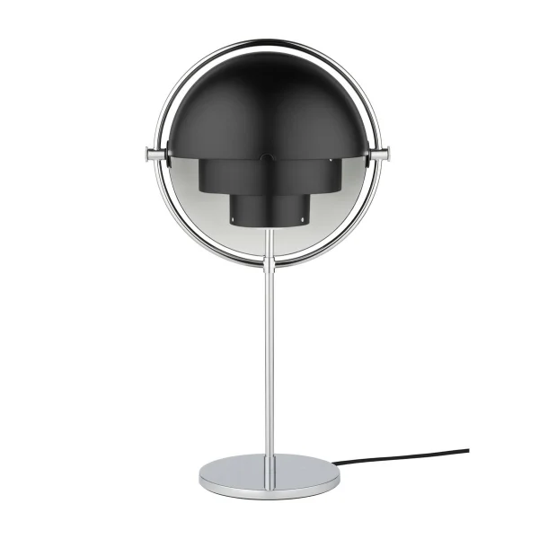 GUBI Lampe de table Multi-Lite Chrome-noir