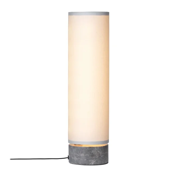 GUBI Lampe de table Unbound Blanc-marbre gris