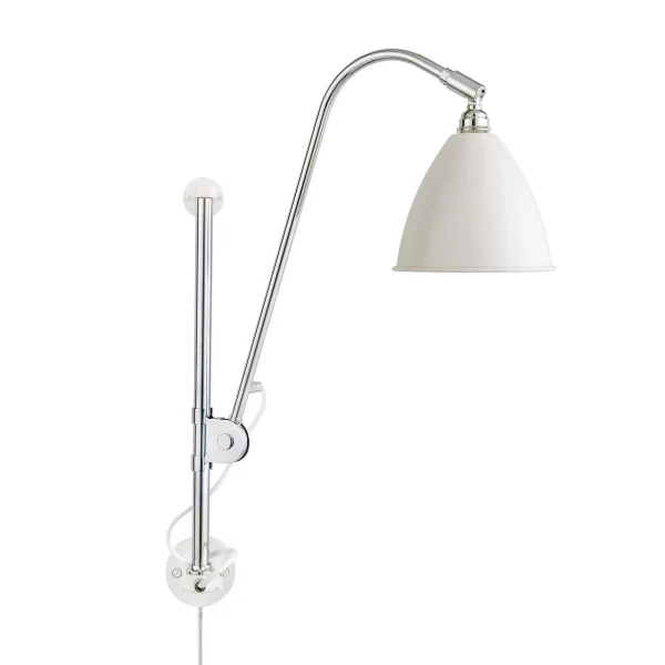 GUBI Lampe murale Bestlite BL5 blanc mat-chrome