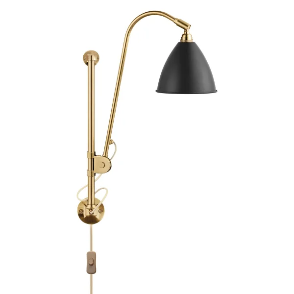 GUBI Lampe murale Bestlite BL5 noir charbon-laiton