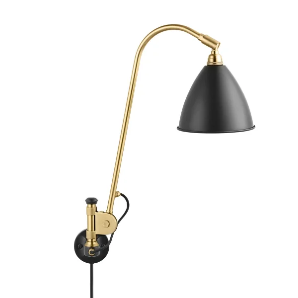 GUBI Lampe murale Bestlite BL6 noir charbon-laiton