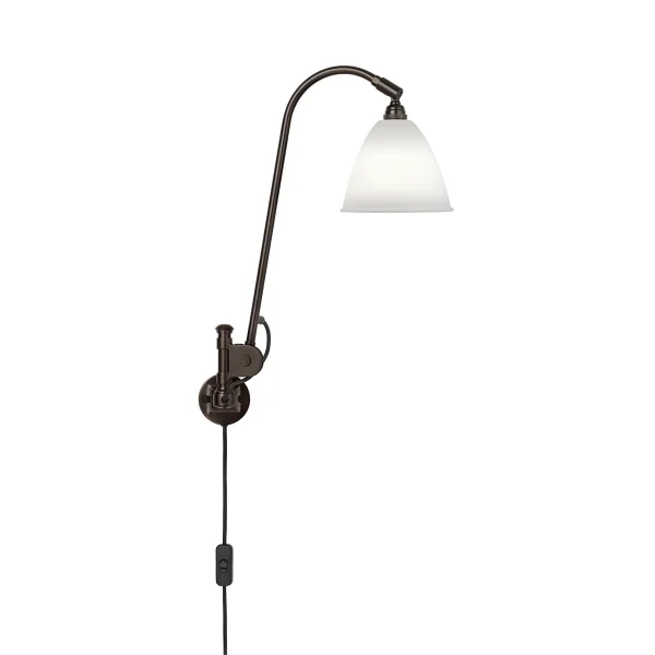 GUBI Lampe murale Bestlite BL6 porcelaine-noir