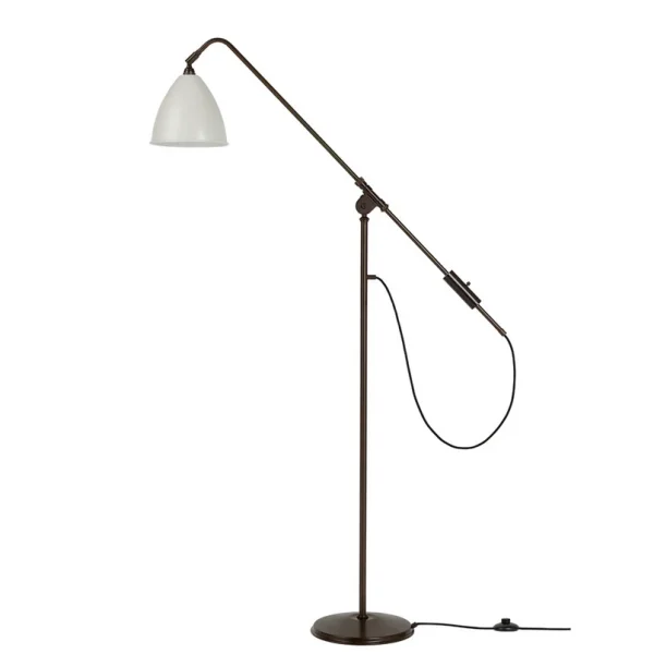 GUBI - Lampe sur pied Bestlite BL4, Ø 21 cm, blanc/noir