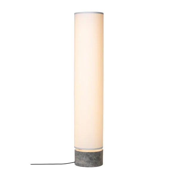 GUBI Lampe sur pied Unbound 120 cm Blanc-marbre gris