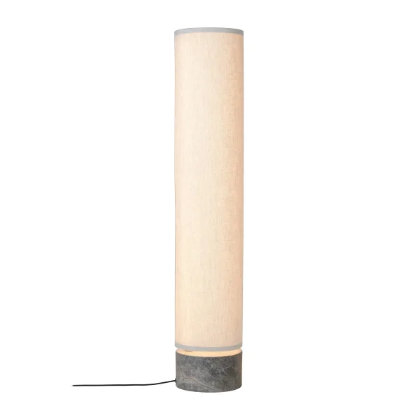 GUBI Lampe sur pied Unbound 120 cm Toile-marbre gris